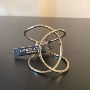 Lane Bryant Silver Geometric Cuff Bracelet